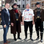 V.l. Martin Dzingel, Alexander Stegmaier, Richard Šulko und Volker Jobst