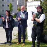 V.l. Dr. Birgit Seelbinder, Christine Eisa, Oliver Weigel und Alexander Stegmaier