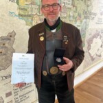 Volker Jobst nach der Ehrung